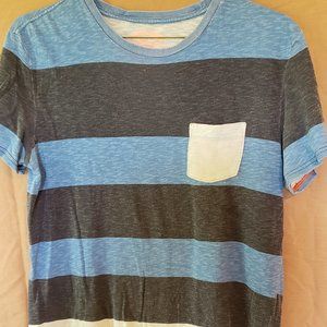 American Eagle Outfitters,Athletic Fit,Short sleeve shirt, Multi-colored, Size M